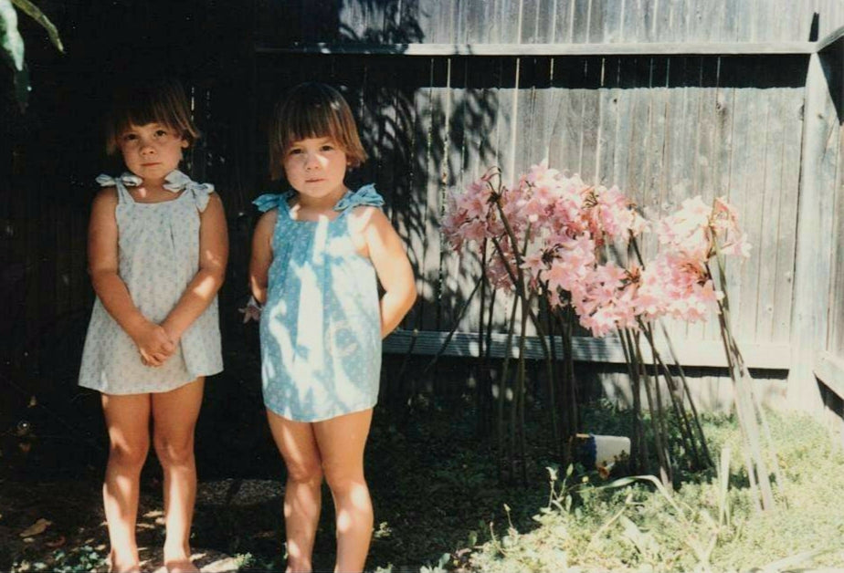 Julie and Charlotte as kids